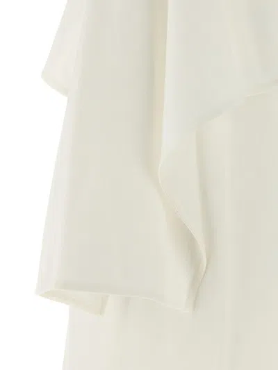 Shop Jil Sander Integrated Cape T-shirt In White