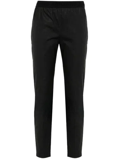 Shop Ermanno Firenze Trousers Black