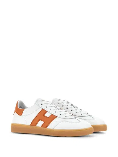 Shop Hogan Sneakers In Orange