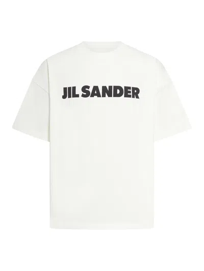 Shop Jil Sander T-shirts In Nude & Neutrals
