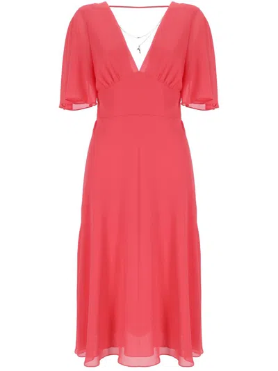 Shop Patrizia Pepe Dresses In Hybrid Rose