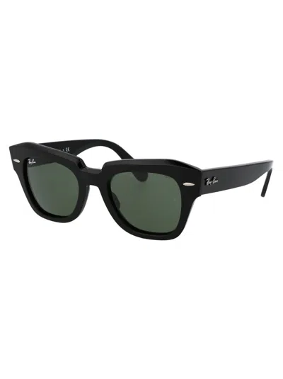 Shop Ray Ban Ray-ban Sunglasses In 901/31 Black