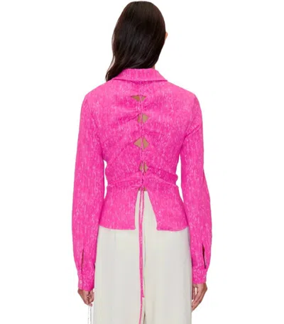 Shop Stine Goya Lilla Fuchsia Shirt In Fucsia