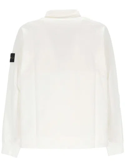 Shop Stone Island Sweaters In White