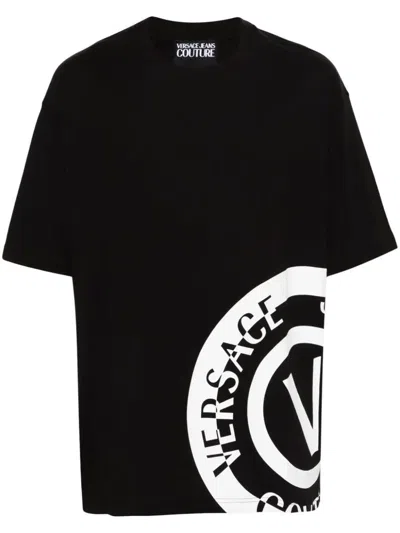 Shop Versace Jeans Couture Versace Jeans T-shirts And Polos In Black