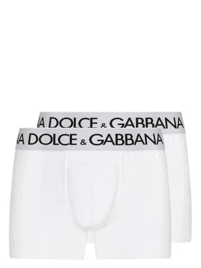 Shop Dolce & Gabbana Regular Boxer Clothing In White