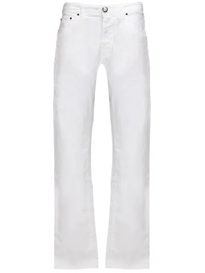 Shop Jacob Cohen Jeans In White
