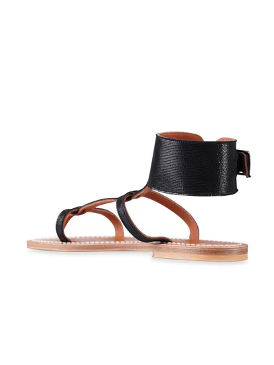 Shop Kjacques K.jacques Sandals Shoes In Black