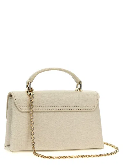 Shop Furla '1927' Mini Handbag In White