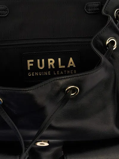 Shop Furla 'flow' Backpack In Black