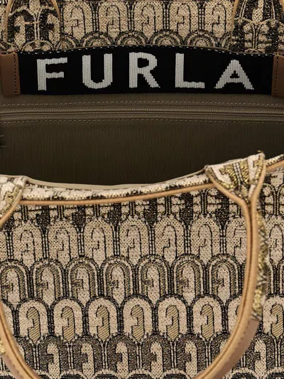 Shop Furla 'opportunity L' Shopping Bag In Gold