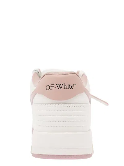 Shop Off-white Out Of Office Calf Leather White Pink