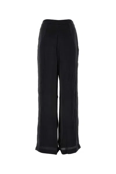 Michael Kors Black Polyester Pant In Black