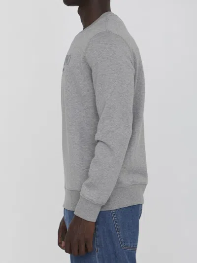 Shop Valentino Sweatshirt With  Print In Grey