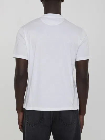 Shop Valentino T-shirt With  Print In White
