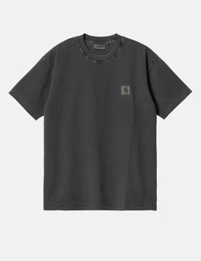 Shop Carhartt -wip Nelson T-shirt (loose) In Charcoal Grey