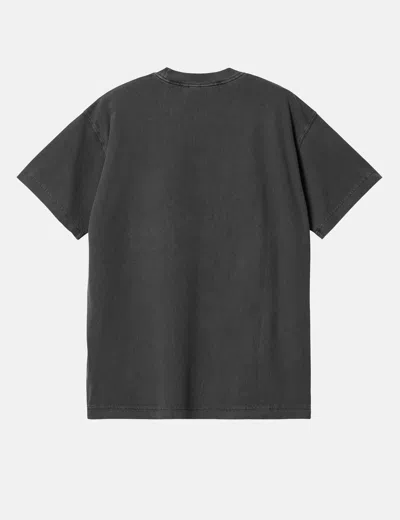 Shop Carhartt -wip Nelson T-shirt (loose) In Charcoal Grey