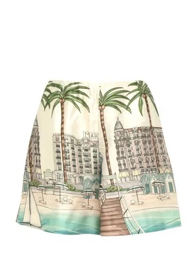 Shop Mvp Wardrobe Shorts In La Croisette Print