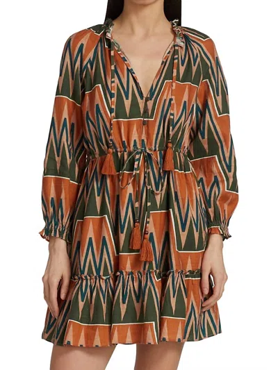 Veronica Beard Danica Dress In Multi In Multi
