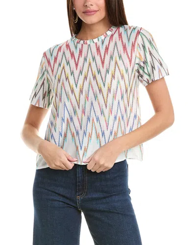 Shop M Missoni T-shirt In White