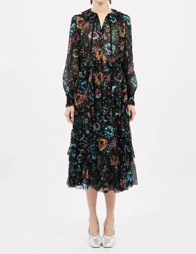 Ulla Johnson Pippa Blouse In Black Iris In Black
