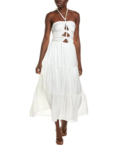 Shop Opt O. P.t. Tenny Midi Dress In White