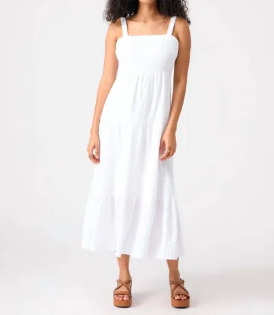 Shop Sanctuary Watching Sunset Tiered Midi Dress In White