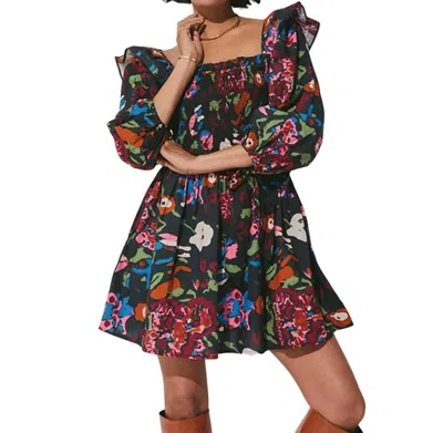 Shop Cleobella Kira Mini Dress In Garden Floral In Multi