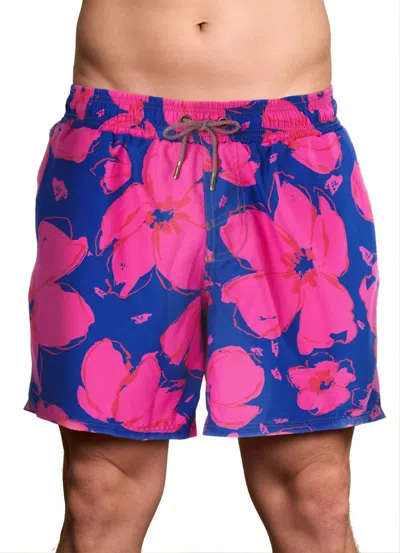 Maaji Sky Garden Sailor Men Trunks In Pink In Pink