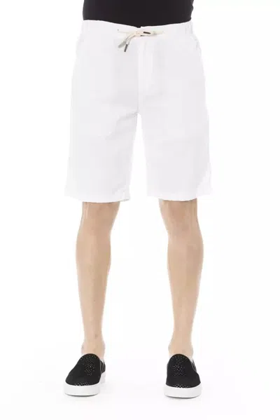 Shop Baldinini Trend Elegant Cotton Bermuda Men's Shorts In White