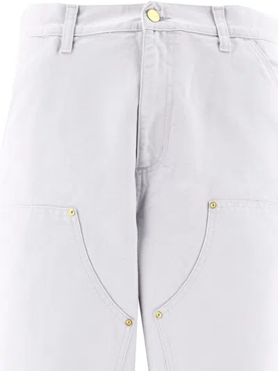 Carhartt Single Knee Pant Sonyc Silver In Cotton In Grey