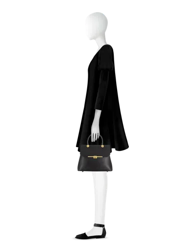 Leparmentier Paris Atlanta Top Handle Satchel Bag W/shoulder Strap