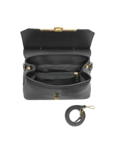 Leparmentier Paris Atlanta Top Handle Satchel Bag W/shoulder Strap
