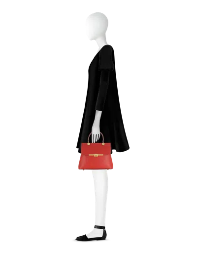 Leparmentier Paris Atlanta Top Handle Satchel Bag W/shoulder Strap