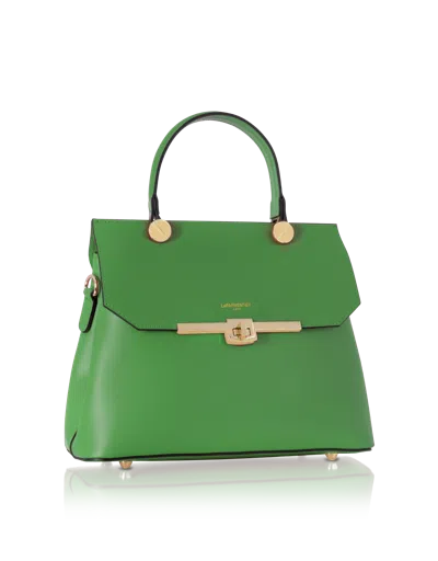 Leparmentier Paris Atlanta Top Handle Satchel Bag W/shoulder Strap