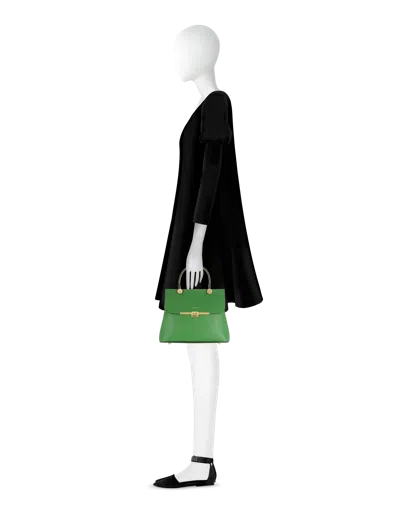 Leparmentier Paris Atlanta Top Handle Satchel Bag W/shoulder Strap