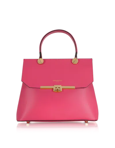 Leparmentier Paris Atlanta Top Handle Satchel Bag W/shoulder Strap