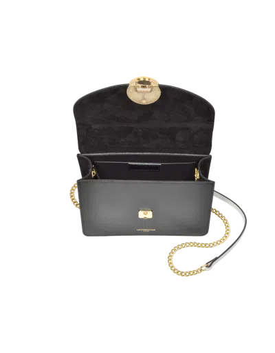 Leparmentier Paris New Ondina Color Block Flap Top Leather Satchel Bag