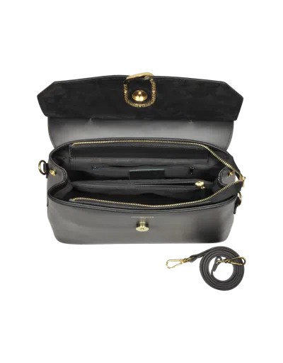 Leparmentier Paris Thais Suede And Leather Satchel Bag