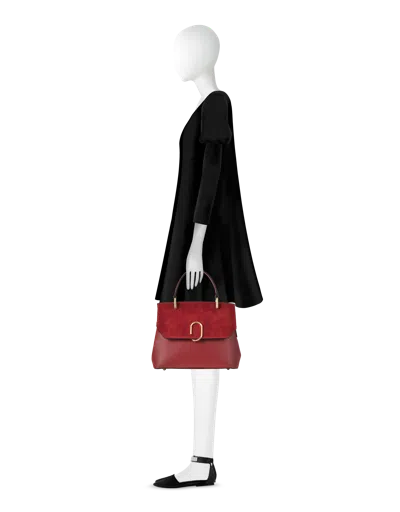 Leparmentier Paris Thais Suede And Leather Satchel Bag