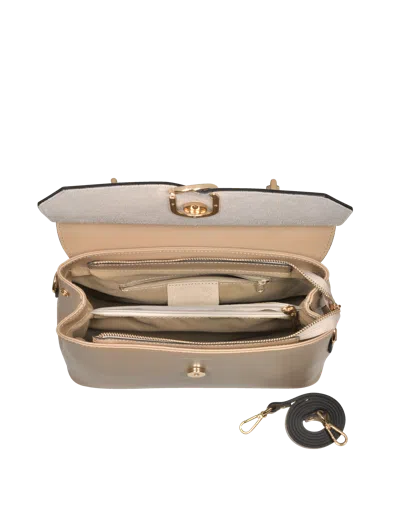 Leparmentier Paris Thais Suede And Leather Satchel Bag