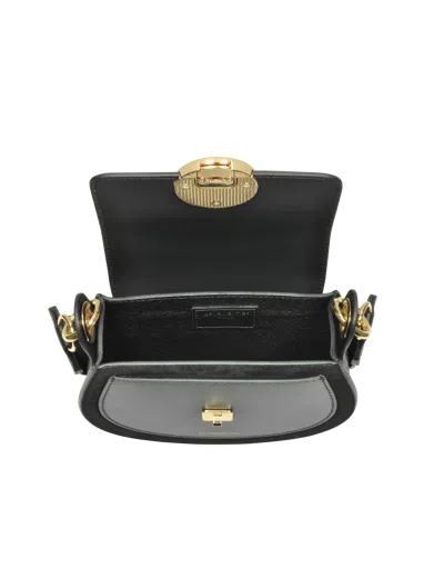 Leparmentier Paris Yucca Suede And Leather Shoulder Bag