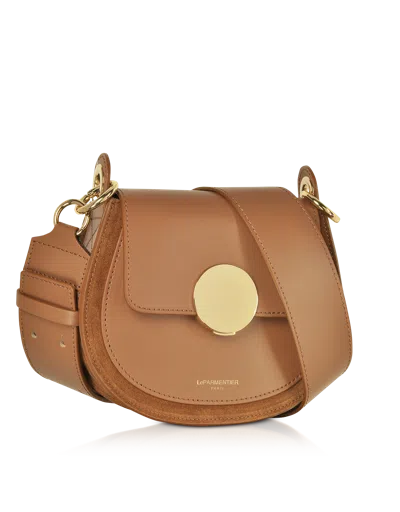 Leparmentier Paris Yucca Suede And Leather Shoulder Bag