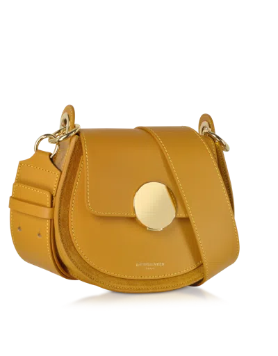 Leparmentier Paris Yucca Suede And Leather Shoulder Bag