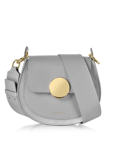 Leparmentier Paris Yucca Suede And Leather Shoulder Bag
