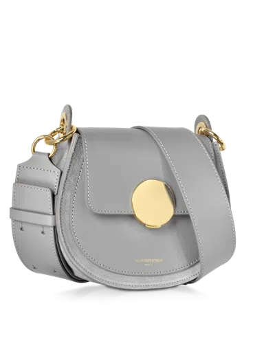 Leparmentier Paris Yucca Suede And Leather Shoulder Bag
