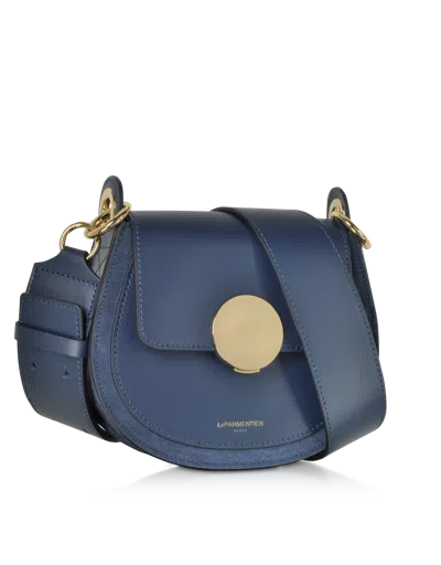 Leparmentier Paris Yucca Suede And Leather Shoulder Bag