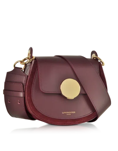 Leparmentier Paris Yucca Suede And Leather Shoulder Bag