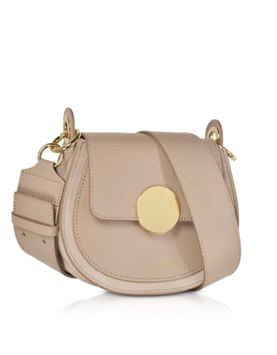 Leparmentier Paris Yucca Suede And Leather Shoulder Bag