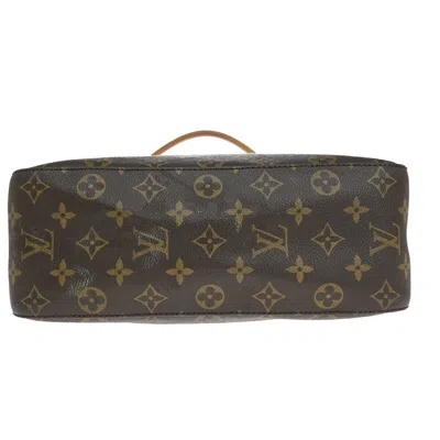 Pre-owned Louis Vuitton Looping Gm Brown Canvas Shoulder Bag ()